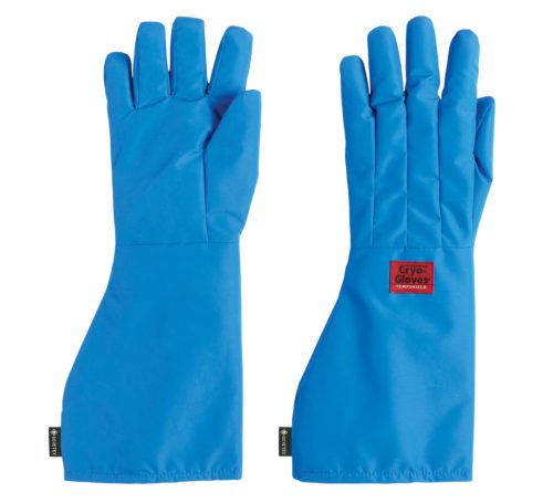 TEMPSHIELD Cryo-Gloves® vízálló kriogén védőkesztyű, 12-es (XXL) méret, 435-495 mm hosszú (könyök), kék