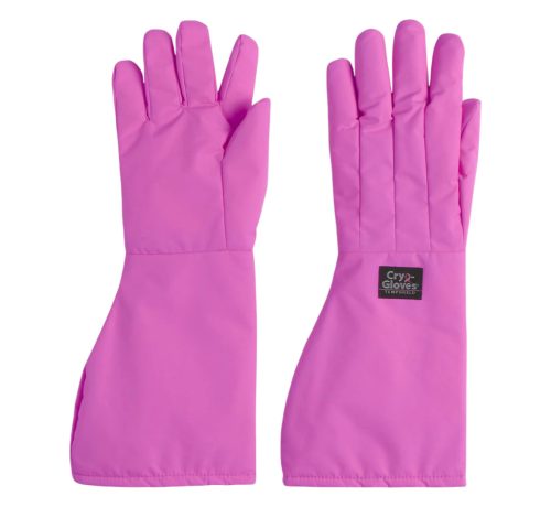 TEMPSHIELD Cryo-Gloves® kriogén védőkesztyű, 8-as (S) méret, 435-495 mm hosszú (könyök), rózsaszín